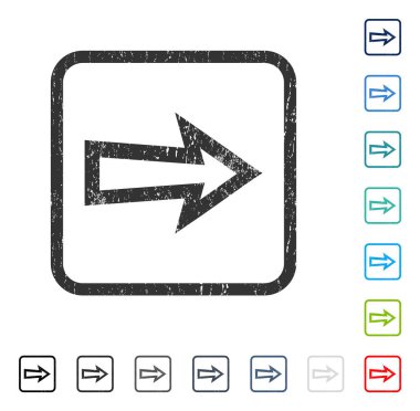 Ok sağ simge kauçuk filigran