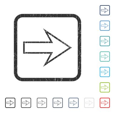 Ok sağ simge kauçuk filigran