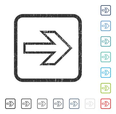 Ok sağ simge kauçuk filigran