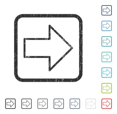 Ok sağ simge kauçuk filigran