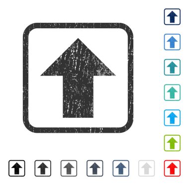 Simge kauçuk filigran yukarı ok