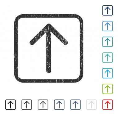 Simge kauçuk filigran yukarı ok