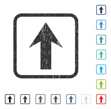 Simge kauçuk filigran yukarı ok