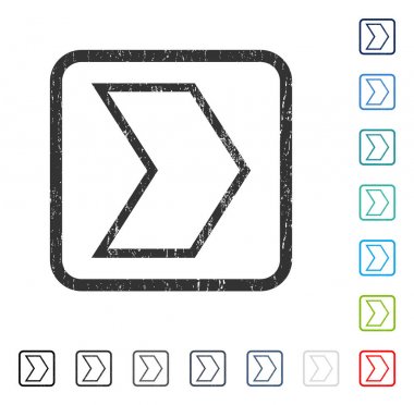 Ok ucu sağ simge kauçuk filigran