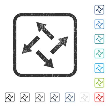 Santrifüj okları simge kauçuk filigran