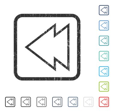 Yön sol simgesi kauçuk filigran