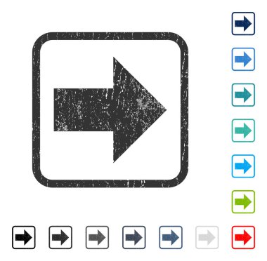 Ok sağ simge kauçuk filigran