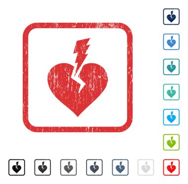 Aşk kalp kazasında simgesi kauçuk filigran