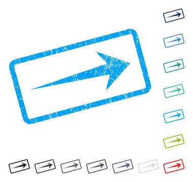 Ok sağ simge kauçuk filigran