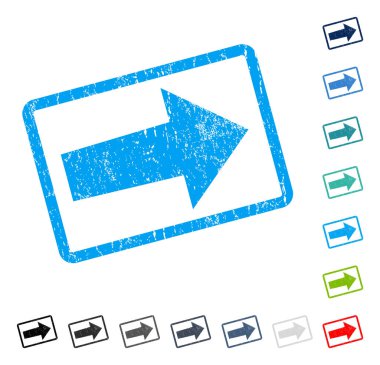 Ok sağ simge kauçuk filigran