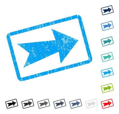 Ok sağ simge kauçuk filigran