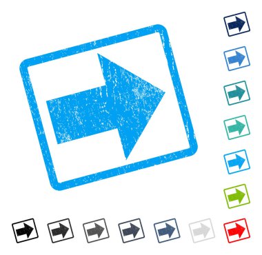 Ok sağ simge kauçuk filigran