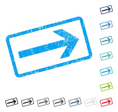 Ok sağ simge kauçuk filigran