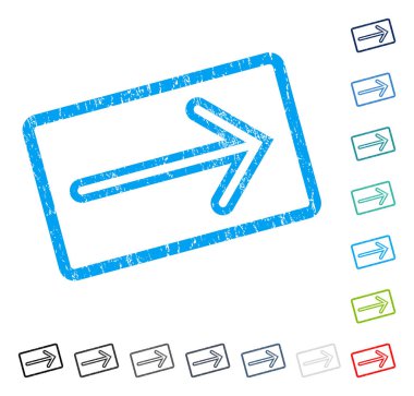 Ok sağ simge kauçuk filigran