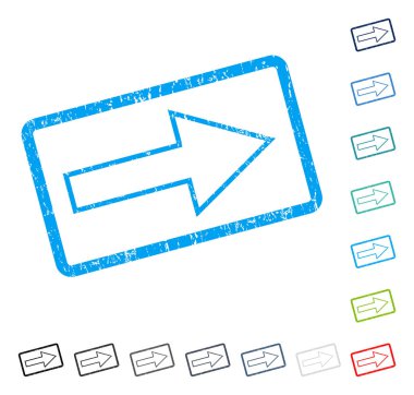 Ok sağ simge kauçuk filigran