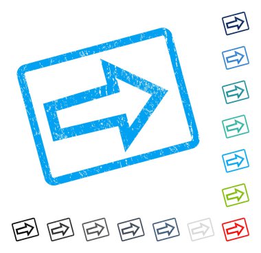 Ok sağ simge kauçuk filigran