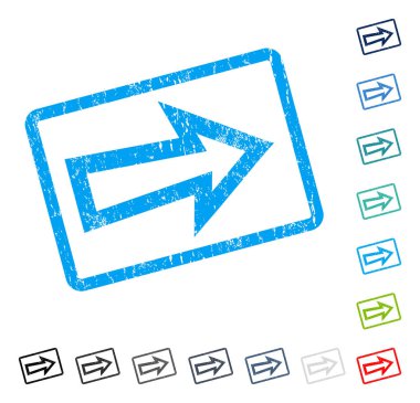 Ok sağ simge kauçuk filigran