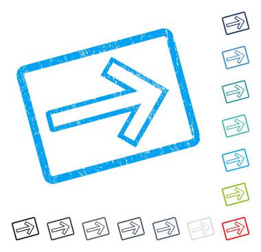 Ok sağ simge kauçuk filigran