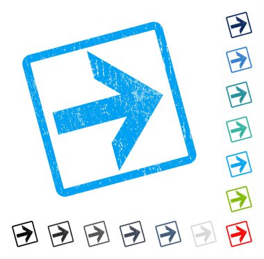 Ok sağ simge kauçuk filigran