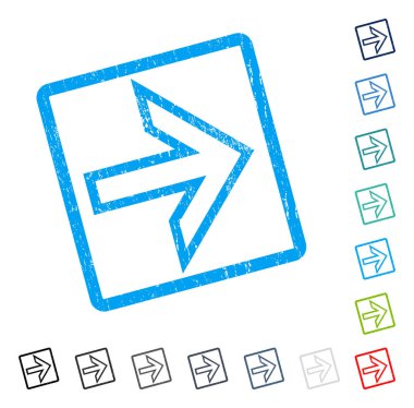 Ok sağ simge kauçuk filigran