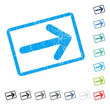 Ok sağ simge kauçuk filigran