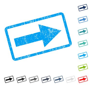 Ok sağ simge kauçuk filigran