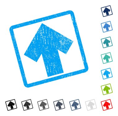 Simge kauçuk filigran yukarı ok