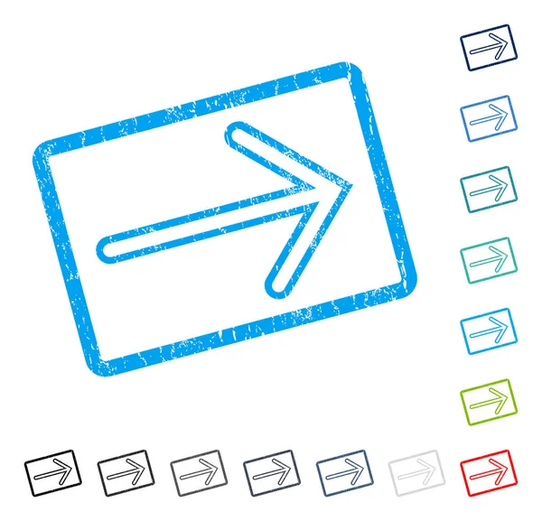 Ok sağ simge kauçuk filigran