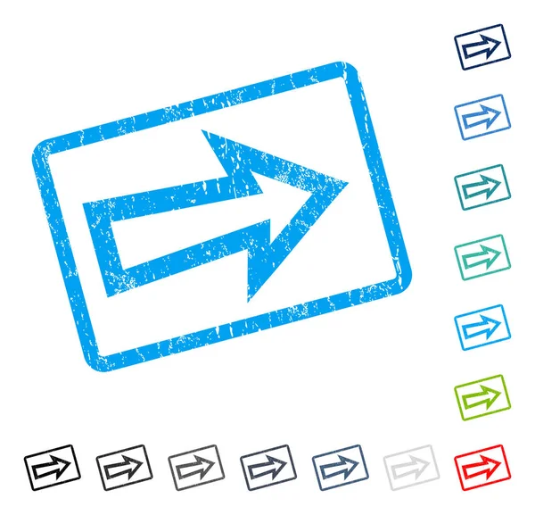 Ok sağ simge kauçuk filigran