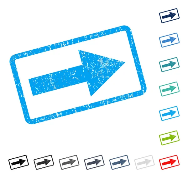 Ok sağ simge kauçuk filigran