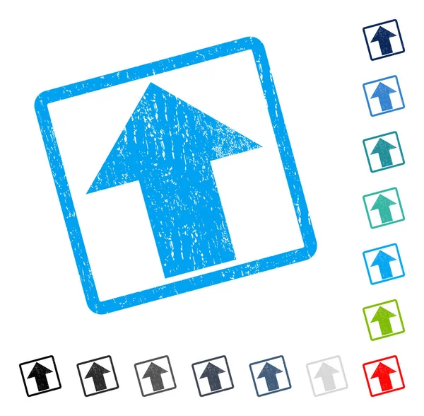 Simge kauçuk filigran yukarı ok