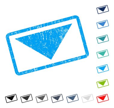 Simge kauçuk filigran aşağı ok ucu