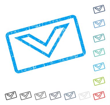 Simge kauçuk filigran aşağı ok ucu