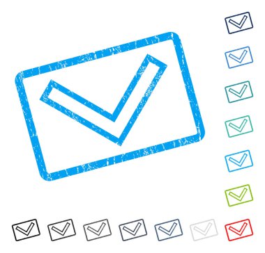 Simge kauçuk filigran aşağı ok ucu