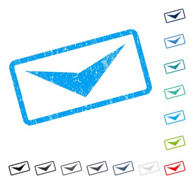 Simge kauçuk filigran aşağı ok ucu