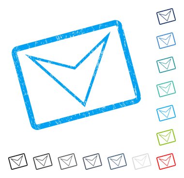 Simge kauçuk filigran aşağı ok ucu