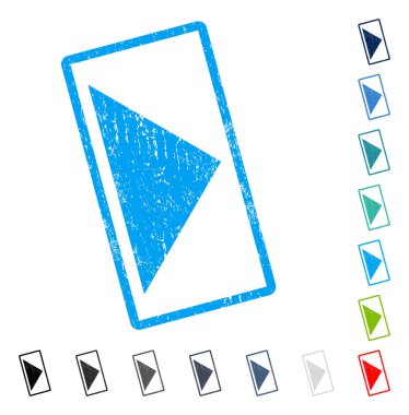 Ok ucu sağ simge kauçuk filigran