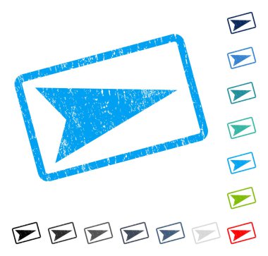 Ok ucu sağ simge kauçuk filigran