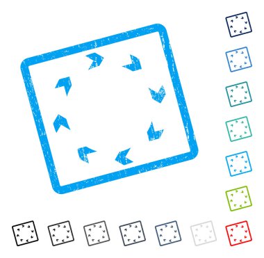 Dolaşım simgesi kauçuk filigran