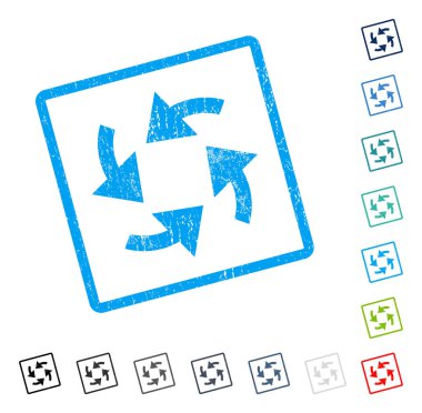 Siklon okları simge kauçuk filigran