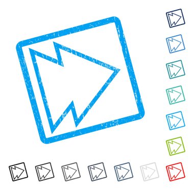 Yön sağ simge kauçuk filigran