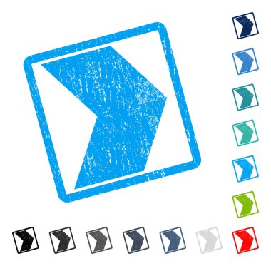 Yön sağ simge kauçuk filigran