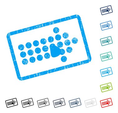 Noktalı ok sağ simge kauçuk filigran