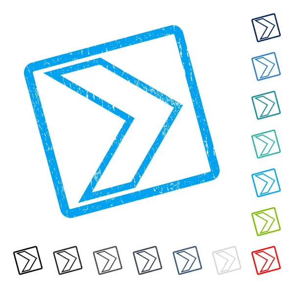 Ok ucu sağ simge kauçuk filigran