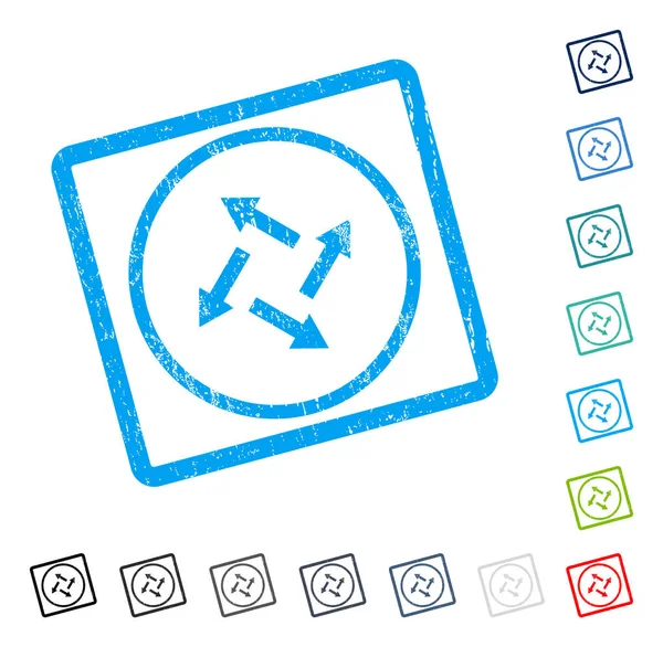 Santrifüj okları simge kauçuk filigran