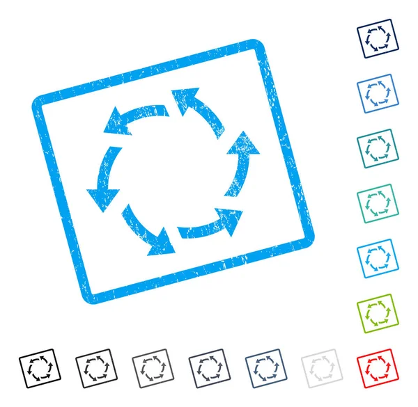 Santrifüj okları simge kauçuk filigran