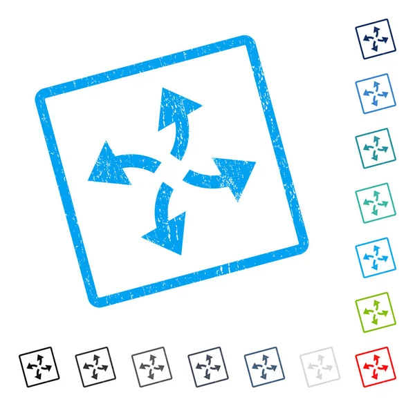 Santrifüj okları simge kauçuk filigran