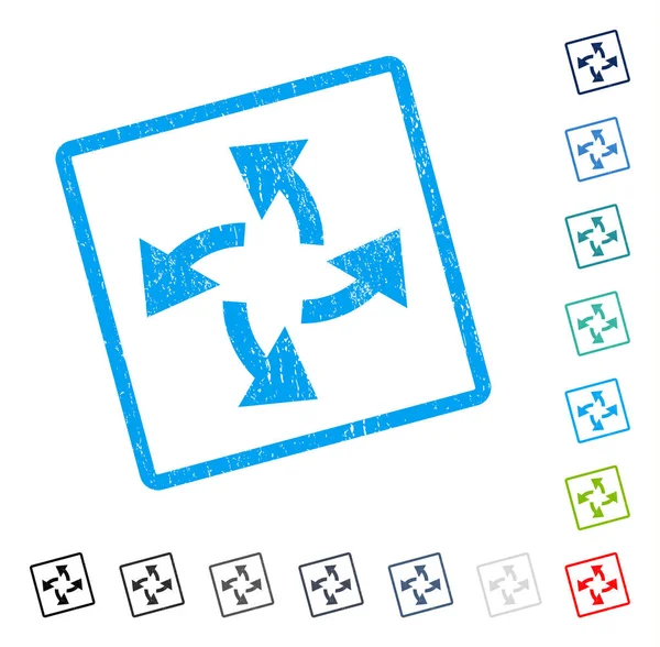 Santrifüj okları simge kauçuk filigran