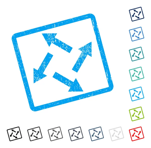 Santrifüj okları simge kauçuk filigran