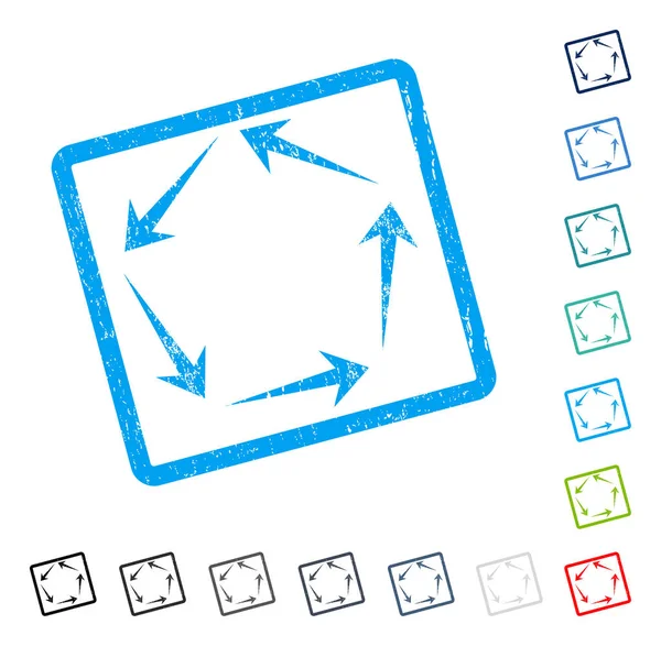 Dolaşım simgesi kauçuk filigran
